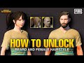 🔽How To get Beard in Pubg Mobile | female hairstyle | all Rewards is Here