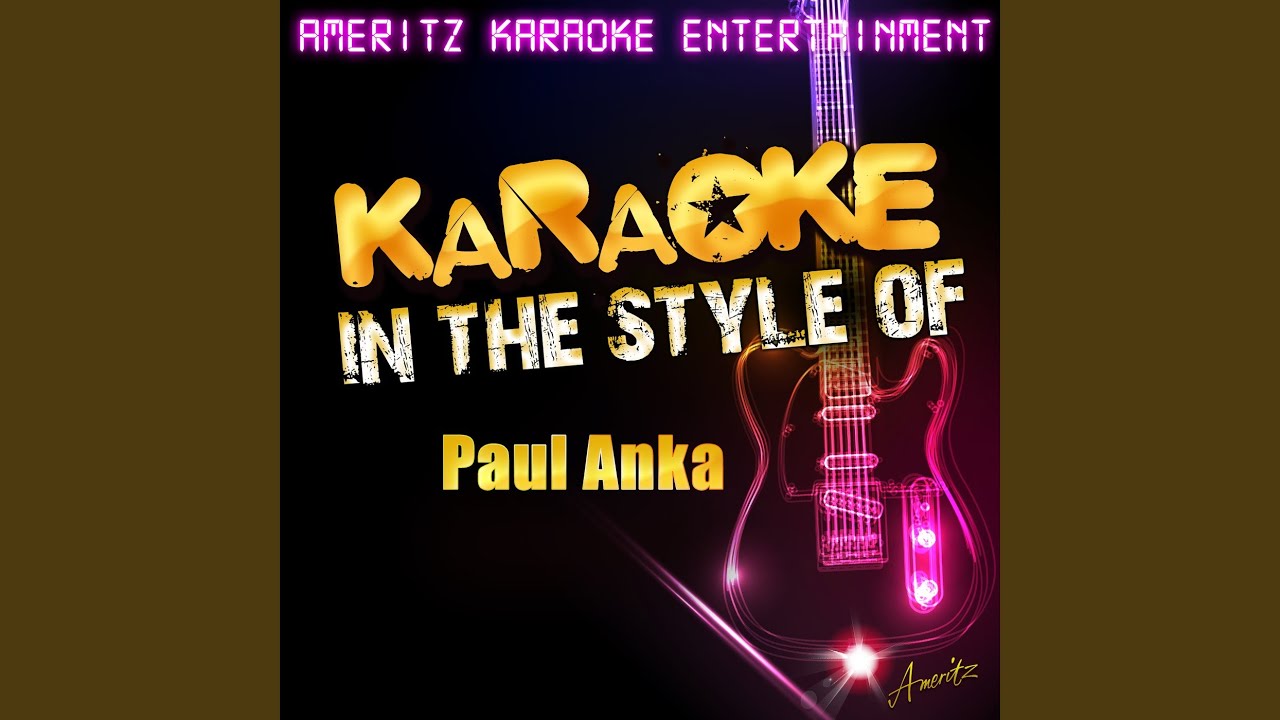 Diana (In The Style Of Paul Anka) (Karaoke Version) - YouTube