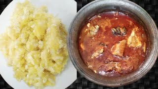 ഷാപ്പിലെ കപ്പയും മീൻ മുളകിട്ടതും Kappa fish curry|Kerala style fish curry and Kappa|Hyderabad choice