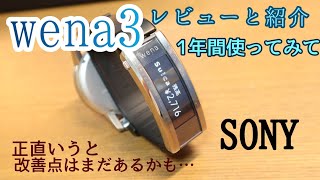 wena3 　1年間使ってみて…