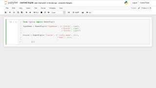 Module 4: named tuple