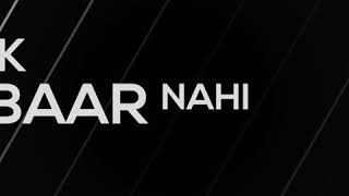 Allah Duhai Hai | Race-2 | Black Background Whatsapp Status | Occur Records | Saini Saab