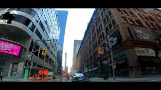 Toronto 4k 🇨🇦 | Driving from Downtown to Midtown