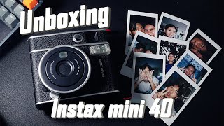 UNBOXING: Fujifilm Instax Mini 40 📸 | แกะกล่องกล้องโพลารอยด์ Instax mini 40