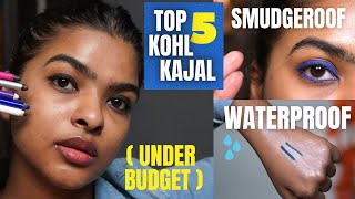 Top 5 KOHL KAJALS in INDIA ( 2021 Edition ) | Kajals for college/ office / everyday | Shalini Mandal