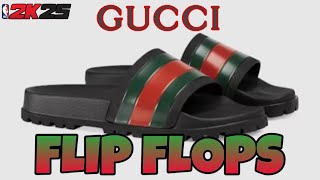 HOW TO MAKE Gucci Flip Flops in NBA 2K25 Shoe Creator