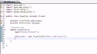 Intermediate Java Tutorial 34 Creating a Simple Web Browser