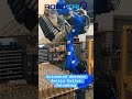 Automated Bourbon Bottle Pallat Unloading robot #robotriq #yaskawa