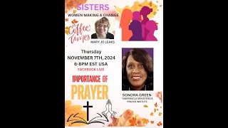 SISTERS COFFEE TIME  IMPORTANCE OF PRAYER