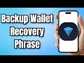 How to Backup TONKEEPER Wallet Recovery Phrase