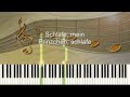 Schlafe, mein Prinzchen, schlafe- Piano