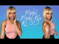 PERFECT BLUNT BANGS | MODEL MODEL KLIO KL 012 | EBONYLINE FT @Memiecarvel