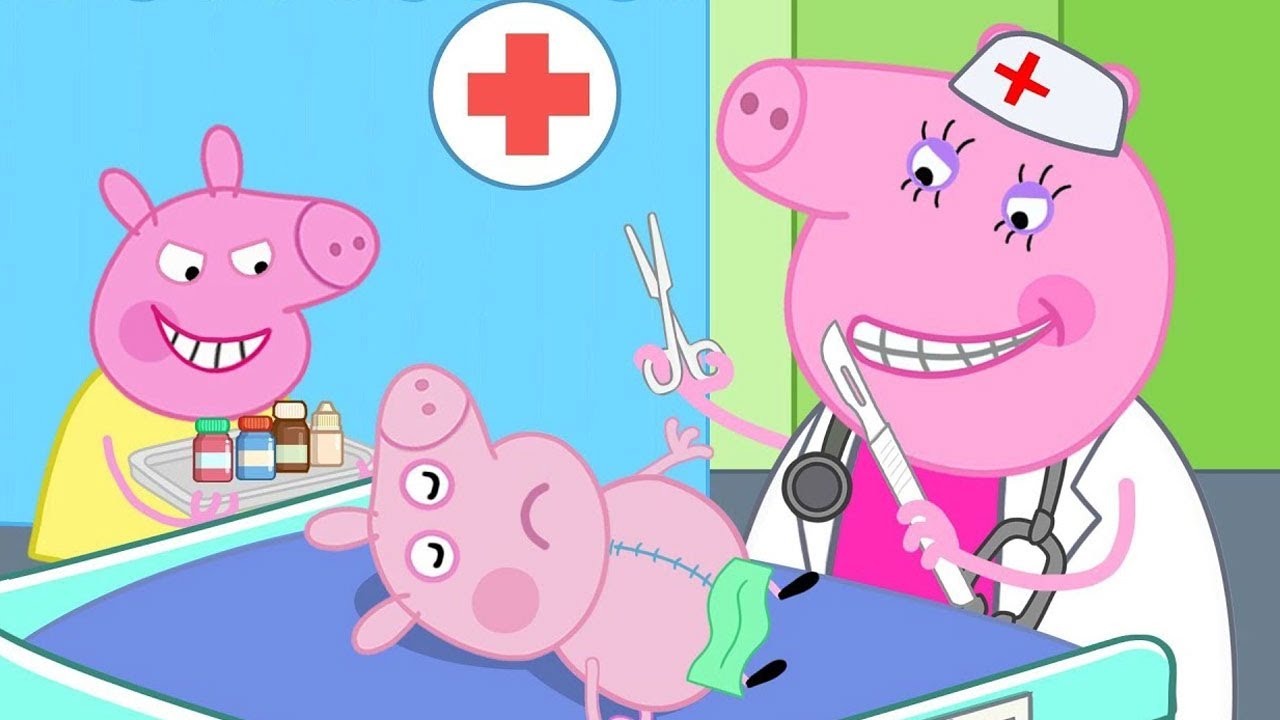 Oh No Peppa Pig Gets Surgery From A Strange Doctor 亞 Peppa Pig