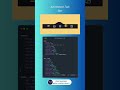 Animated nav bar in html css javascript