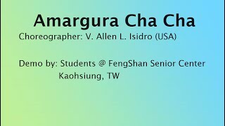 Amargura Cha Cha - Demo - Line Dance