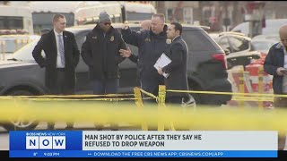 Man shot by police after they say he refused to drop weapon