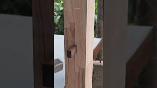 传承几千年的中国榫卯结构。The Chinese mortise and tenon structure.#china  #tree