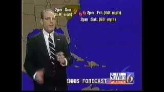 WECT-TV Weather:  News 6 at 6, September 2, 1999 (Tropical Storm Dennis)