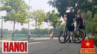 Vietnam 🇻🇳 Biking around the BIGGEST lake in Hanoi - ALL DAY LONG (and it was worth it)