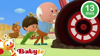 Rolnik orze pole 🚜 + Więcej piosenek i rymowanek dla dzieci | BabyTV Polski