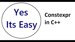 Constexpr in C++ | With Code Example | #Yes_Its_Easy