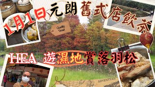 [為食飯團 - 118]元旦日 | 元朗舊式點心店 | 東方飯店 | 街坊店 | 街坊價錢 | 蝦餃 | 燒賣 | 牛肉 | 一至日劃一價錢 | 濕地公園 | 欣賞落羽松 | 紅葉 | 漫活享受一天