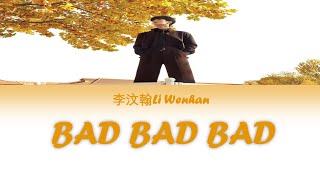 LI WENHAN (李汶翰)/ UNINE - BAD BAD BAD [PINYIN|CH|LYRICS]