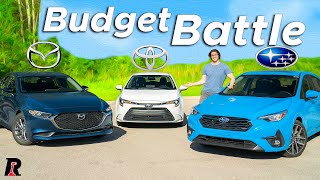 2024 Mazda3 vs Toyota Corolla vs Subaru Impreza  / $25k Comparison!