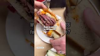 Would you pay $35 for a classic reuben sandwich from Katz deli??? #bestfood #pastrami #sandwich