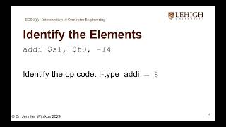 I Type MIPS Instruction to Machine Code default