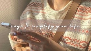 ways to simplify your life ‘ pink aesthetic