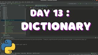 Day 13 : Dictionary in Python: Malayalam
