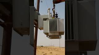 315 kV PMT transformer on top of poles #VIRALVIDEO #SHORTVIDEO #YOUTUBESHORT