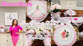 Nueva Decoracion Comedor SanValentin ♥️2025n/ ideas paradecorar tu comedor San Valentin #sanvalentin