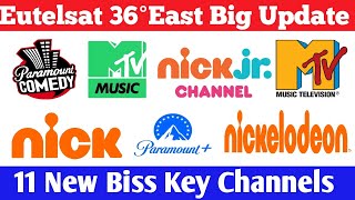 Eutelsat 36°East Add New Biss Key  Channels || Cartoon Channels || M TV Channels