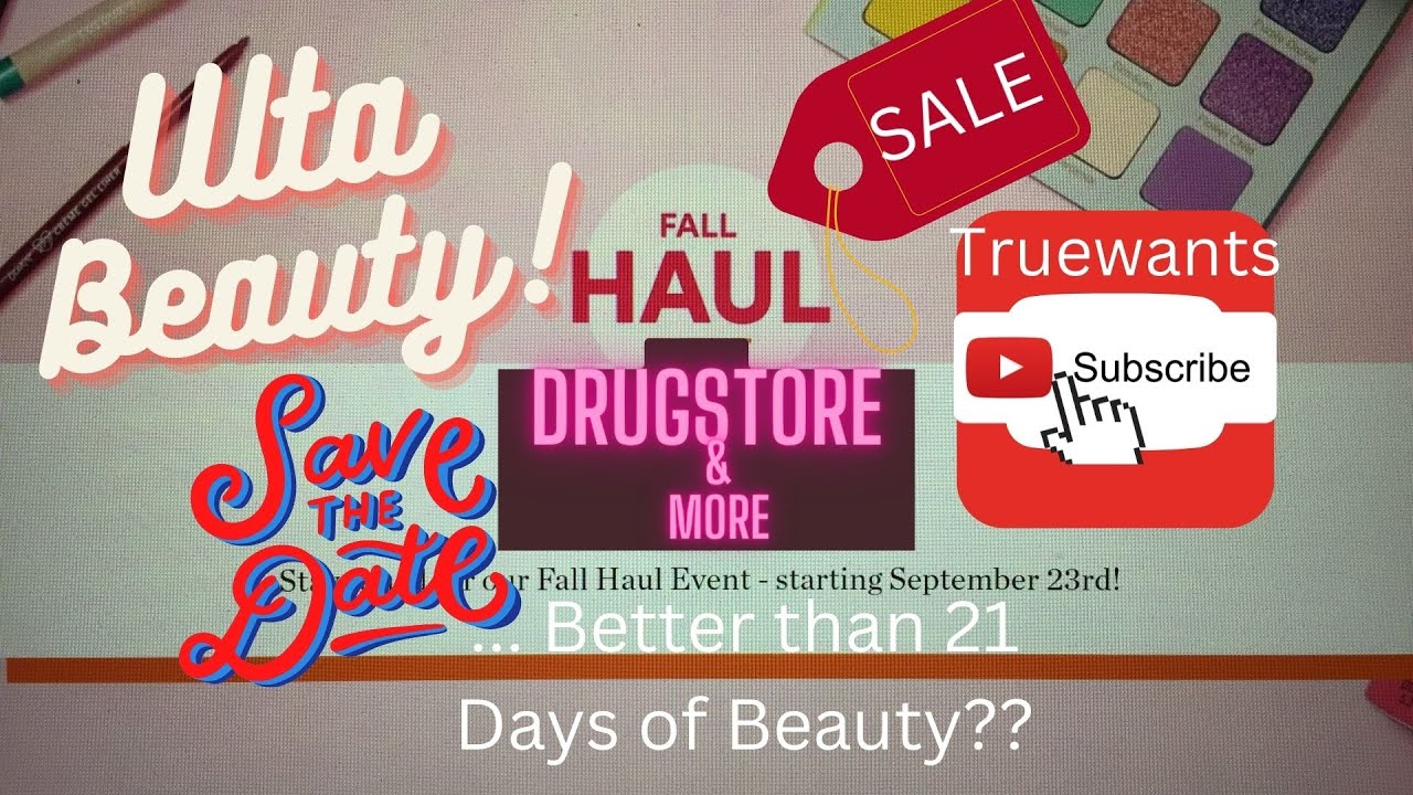 ULTA Beauty FALL Event 2022 SALE Up To 50% OFF Drugstore Brands & More ...