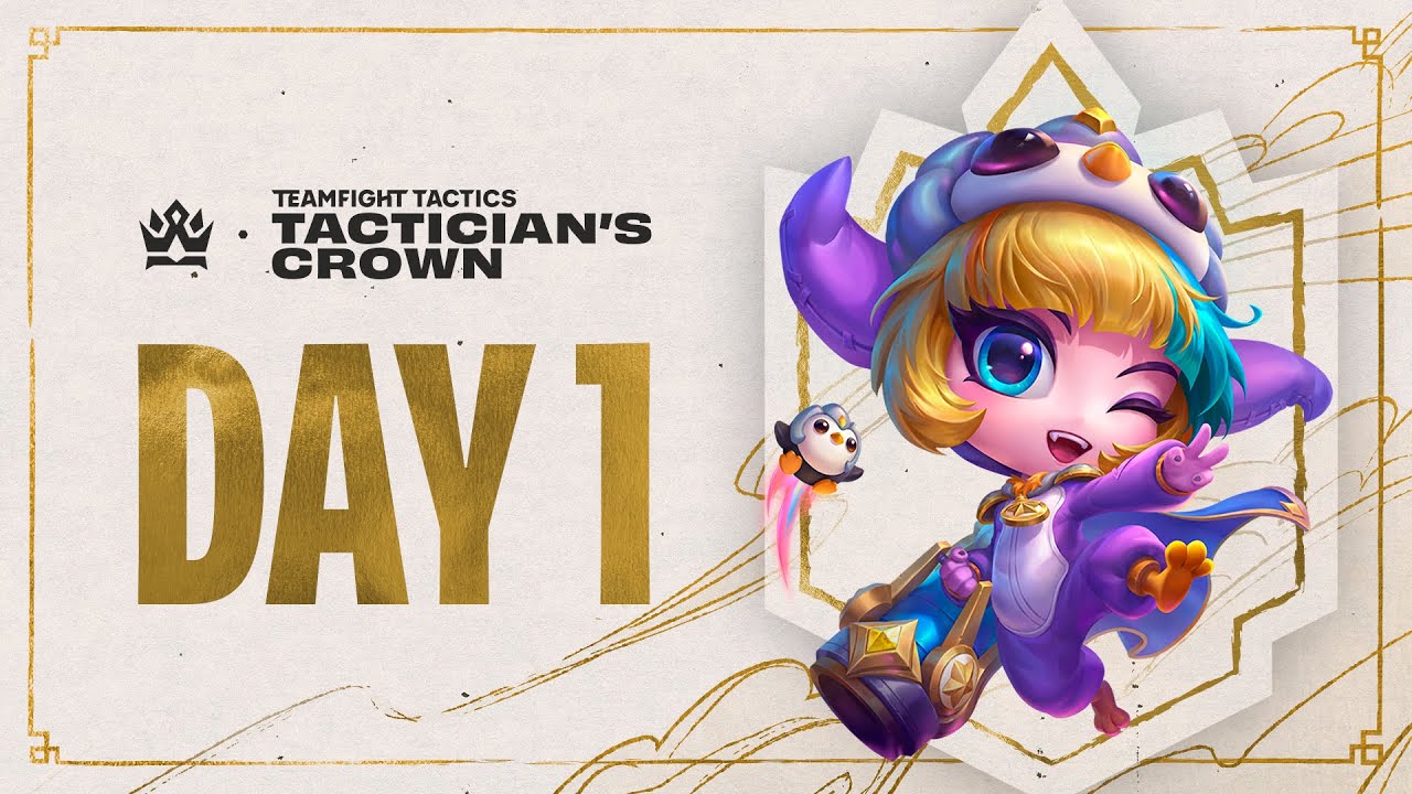 TFT Inkborn Fables Tactician's Crown - Day 1 - YouTube