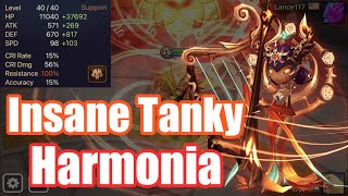 【Summoners War | Curry's RTA】Insane Tanky Harmonia, I use vio\u0026will and vio\u0026nemesis!