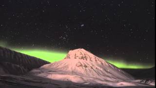 Aurora borealis in Svalbard