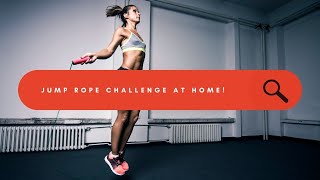 How 10 Minutes Daily Jump Rope Challenge at Home Will Do To Your Body?!