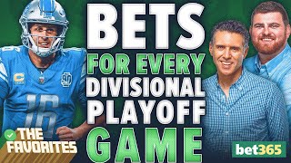 NFL Divisional Betting Predictions & BETS for NFL Playoffs! NFL Expert Picks | The Favorites Podcast