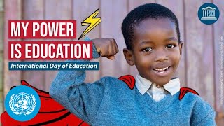 International Day of Education 2021 "Recover and revitalize education for the COVID-19 generation"