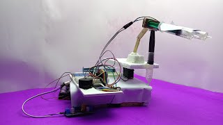 Hydraulic \u0026 Arduino Self-Defense Mechanism System | DIY Project 🔧🚨⚡