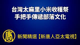 台灣太麻里小米收穫祭 手把手傳遞部落文化｜@ChinaBreakingNewsTV ｜20220802