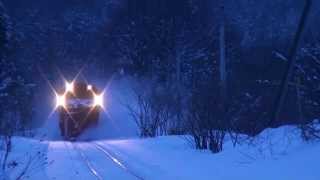 旭川近郊DE15常時運転排雪列車 Snowplow train,Asahikawa suburbs,Hokkaido,Japan