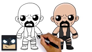 How To Draw Stone Cold Steve Austin | WWE