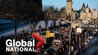 Global National: Jan. 28, 2022 | Ottawa ramps up security as trucker convoys arrive