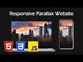 Make a Parallax Website Effect with HTML, CSS and JavaScript