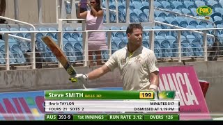 Steve Smith 199 vs West Indies 2nd Test 2015