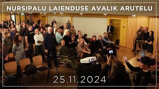 Nursipalu laienduse avalikul arutelul haaras rahvas juhtohjad enda kätte